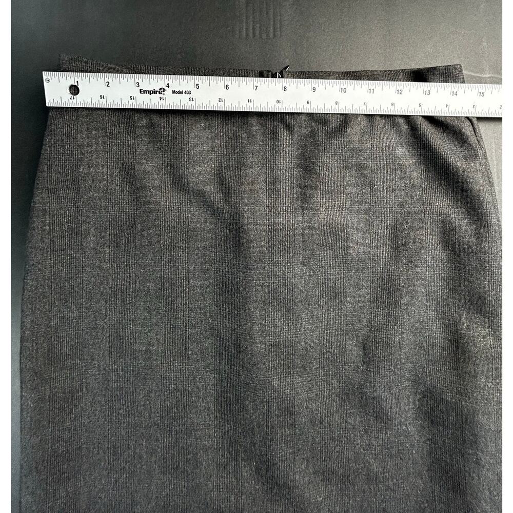 United Colors of Benetton Women's Gray Pinstripe Pencil Skirt US 4 IT 40 - Picture 11 of 12